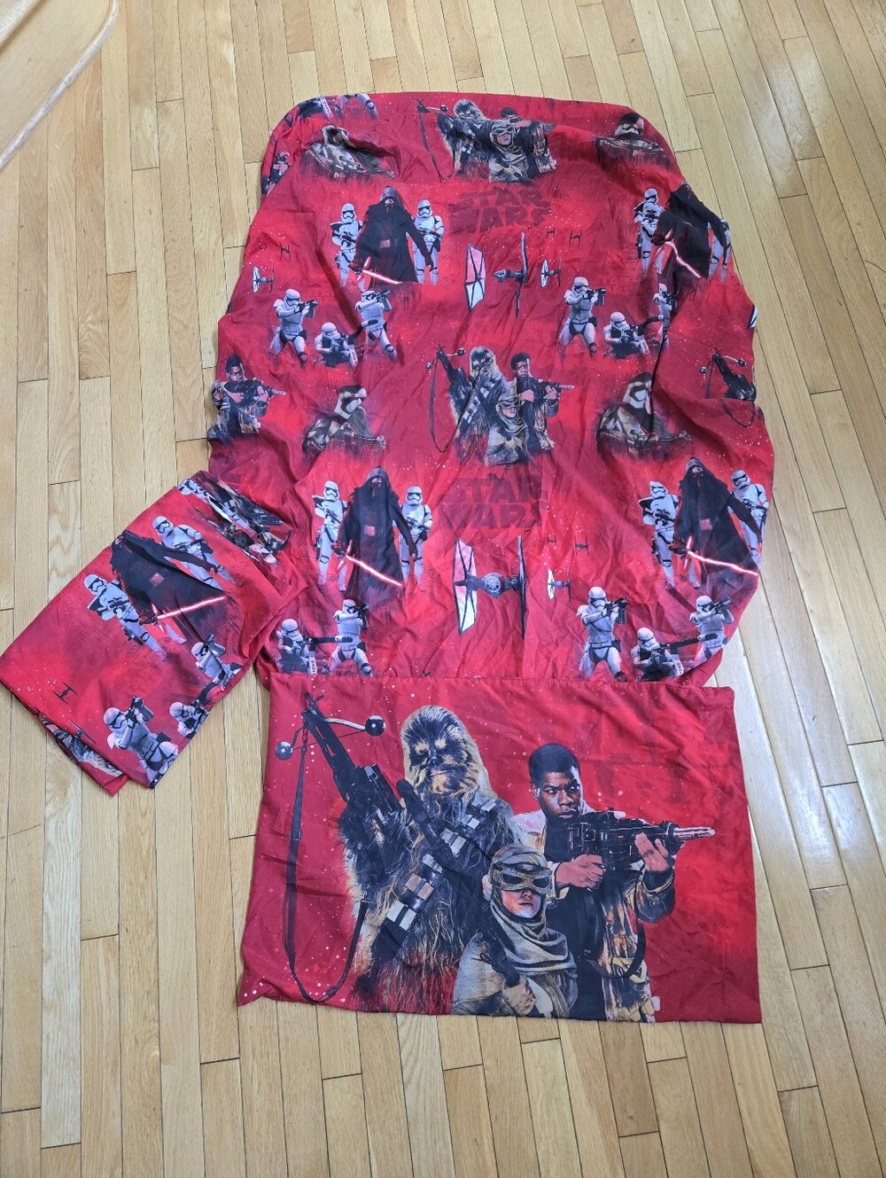 Red Star Wars Twin Sheet Set, Walt Disney, Jay Franco, 3 Piece, Force Awakens